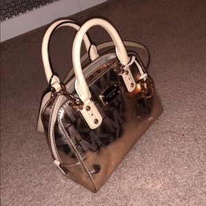 Michael Kors Rose Gold Purse Mini Bag